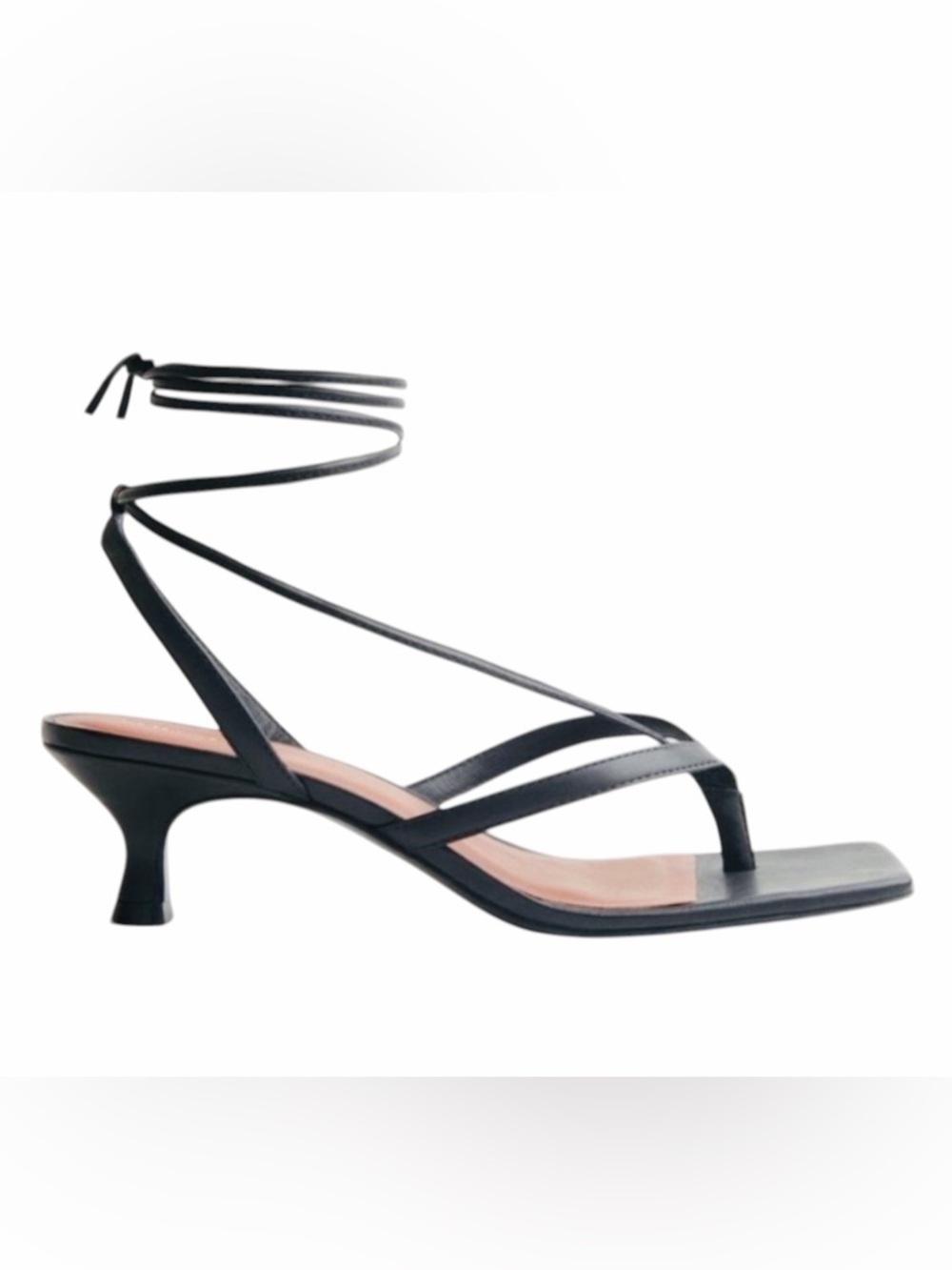 REFORMATION SELENE LACE UP KITTEN HEEL SHOES SIZE 7.